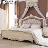 新款欧式床新古典实木雕刻床后现代公主床法式卧室奢华热卖家具
