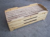 特价幼儿园家用木质实木床双人单人床带护栏男女生通用床可定做