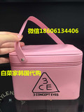 白菜家韩国代购 正品3CE限量版超美粉色化妆包 黑色化妆包 现货
