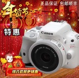 日本代购佳能/canon KISS X7 eos 100D 白色限量 双镜头 中文现货