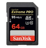 Sandisk闪迪 64g CLASS10 633X 高速存储SD卡95M/S相机内存卡