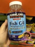 美国代购 Kirkland Signature 高浓度肠溶型鱼油 180粒 降三高