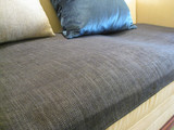 高档全棉四季防滑沙发垫布艺沙发坐垫沙发巾纯色黑色可定制