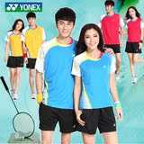 YONEX/尤尼克斯羽毛球服 男女情侣套装 训练比赛服短裙速干YY球衣
