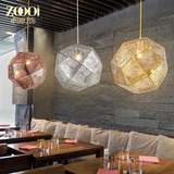 简约现代咖啡馆酒吧吧台餐厅灯具个性创意铁艺单头球形工业风吊灯