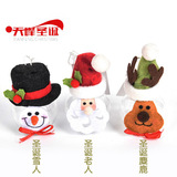 天峰工艺 圣诞塑料糖果罐 外贸直销CX15019 圣诞节装饰品