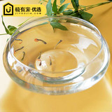 简约创意迷你mini小型圆形透明超白玻璃金鱼缸乌龟缸 桌面水培