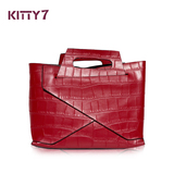 美国凯蒂奇KITTY7原装进口真皮休闲头层牛皮包时尚欧美大牌子母包