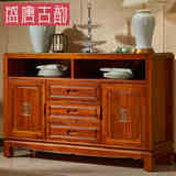 盛唐古韵 全实木餐边柜柚木现代中式实木家具储物柜餐边柜G501