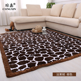 韩式毛绒加厚地毯客厅茶几毯卧室床前垫瑜伽垫地毯床边毯飘窗
