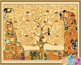 数字油画diy包邮 客厅名家名画F244花卉手绘画 抽象发财树40*50