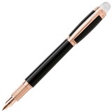 万宝龙笔星际行者系列黑树脂玫瑰金钢笔105650墨水笔正品盖章联保