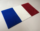 新款时尚法国意大利国旗客厅地毯现代简约沙发茶几垫卧室床边门垫