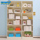 特价实木板式书架简约现代组合柜子简易儿童白色书柜储物柜置物