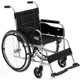 MIKI三贵轮椅车MXT-43轻便折叠家用老年人残疾人代步车航太铝合金