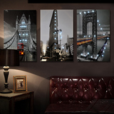 现代创意城市模型亮灯款墙面装饰壁挂壁饰办公室咖啡馆店铺装饰画