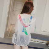 韩版超薄款迷彩防晒衣女夏2016短款披肩防紫外线防晒服短外套长袖