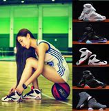 新款库里7代篮球鞋男女鞋aj7高帮运动鞋熔岩战靴跑步鞋学生休闲鞋