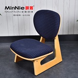 厂家直销和室椅日式椅无扶手懒人椅 实木靠背椅  榻榻米定制椅子