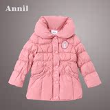 商场同款 安奈儿童装女童冬季款中厚羽绒服 儿童大童外套AG445489