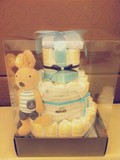 初生儿宝宝满月周岁 韩版 尿布蛋糕 尿不湿蛋糕礼盒
