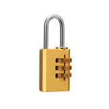 铜制防撬可换密码三位密码锁--小号（HL-213） 批发
