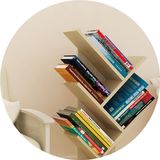 简易创意学生树形书柜 落地式卧室客厅办公室展厅儿童书架置物架