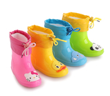 外贸防滑儿童保暖雨鞋可拆卸冬季雨靴防水鞋男女童带棉套套鞋