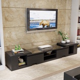 顾家伸缩电视柜 简约现代钢化玻璃客厅茶几配套电视柜 地柜1183F