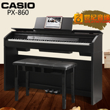 卡西欧电钢琴飘韵PX-860 电子数码钢琴88键重锤 立式家居型带琴盖