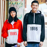 新款韩版男女夹克衫休闲学生棒球服运动套头情侣装通勤宽松短外套