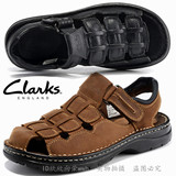 代购新款夏季凉鞋男Clarks其乐男鞋真皮厚底皮鞋透气沙滩鞋耐磨