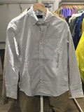 专柜正品代购GAP 新品 男装|纯棉清爽细条纹长袖衬衫198761