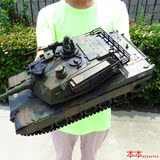 超大儿童充电遥控坦克玩具汽车模型可发射子弹履带金属炮管