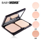 BABY GAGA 矿物质透明质感粉饼 15g控油美白定妆修容轻薄粉质