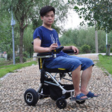 进口威之群1023-26残疾人电动轮椅车锂电池老年人代步车轻便折叠