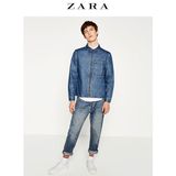 春夏新品 ZARA 男装 牛仔衬衫式外套 05252402427