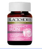 【澳洲悉尼代购】Blackmores Pregnancy Iron孕妇铁元素片30粒