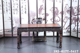 包邮 御轩林红木书桌 明清古典老挝大红酸枝交椅桌 紫光檀办公桌