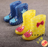 儿童雨靴男童女童小童雨鞋套鞋韩版宝宝水晶水鞋1-2-3-4-5-6-7岁