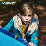 Discovery童装户外儿童2016春季新款撞色拼接旅行外套DAED92830欗