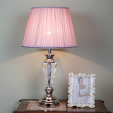 水晶装饰台灯卧室床头灯 奢华欧式客厅台灯 创意简约现代LED台灯
