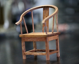 墨生公仔专用木椅 桌面摆件家居饰品 送微缩食物模型