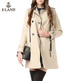 ELAND/依恋专柜正品代购 2015新冬款风衣 EEJT54953B JT54953B