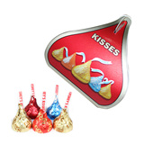 [满百包邮]好时巧克力Kisses婚庆心形卡纸喜糖6粒成品