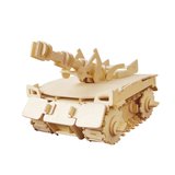 4岁以上男孩益智儿童玩具坦克拼装模型创意军事积木木头元宵节礼