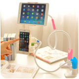 创意床头桌面通用懒人夹子苹果手机架平板iPad支架卡扣式赖人神器