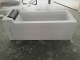 长方形独立式嵌入式家用成人1.7米单人泡泡浴缸按摩冲浪浴缸盆池