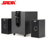 SADA2.1低音炮台式笔记本电脑音箱木质多媒体组合音响迷你重低音
