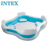 INTEX56475 家用成人充气靠背座位 室内休闲家庭儿童充气游泳水池